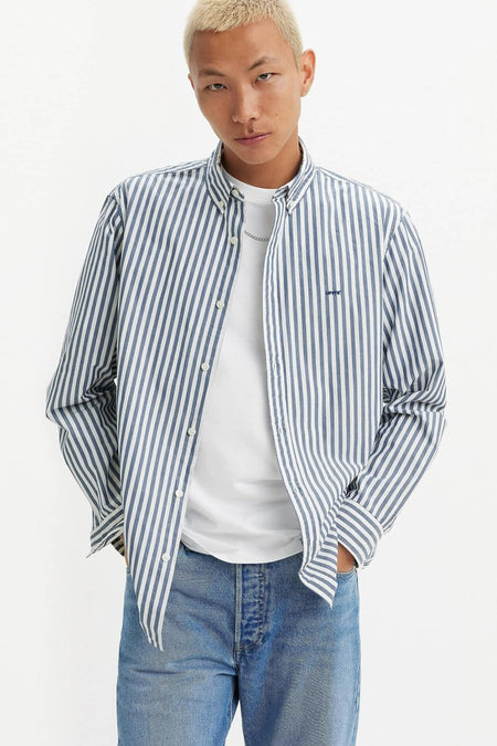 Chemise &agrave; manches longues - multico
