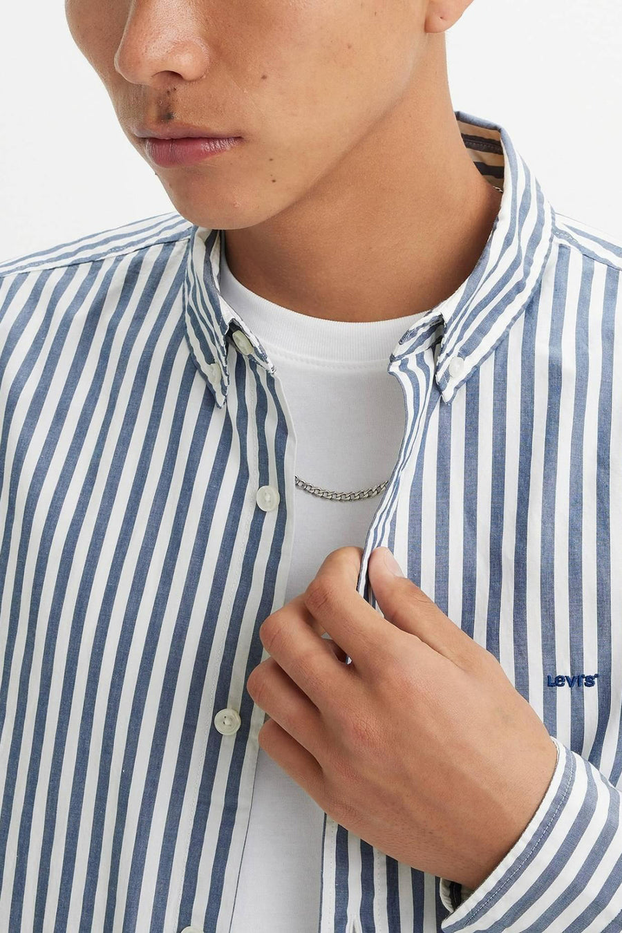 Chemise &agrave; manches longues - multico
