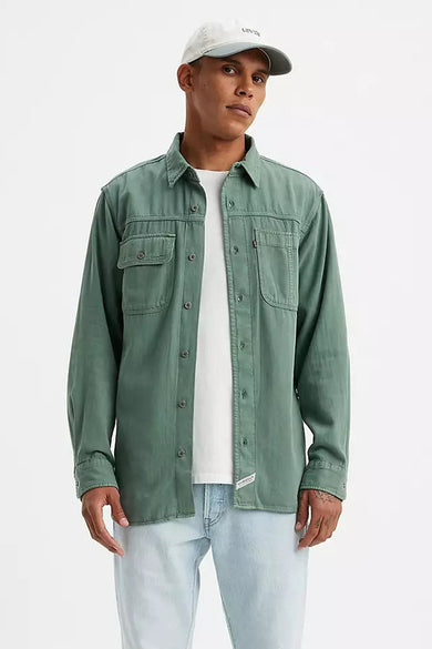 Chemise &agrave; manches longues - vert