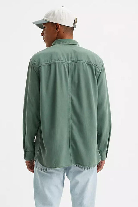 Chemise &agrave; manches longues - vert