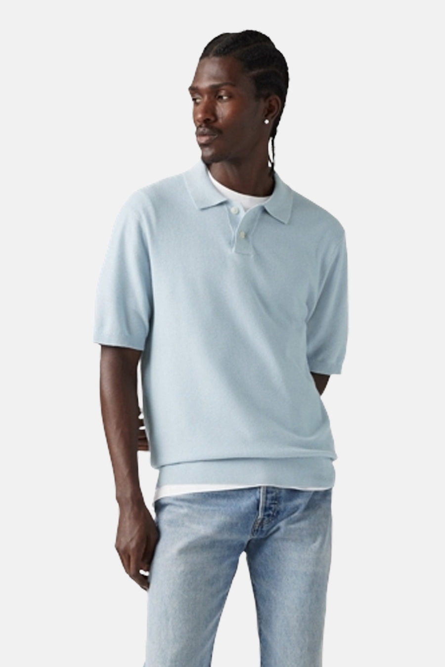 Polo à manches courtes - bleu