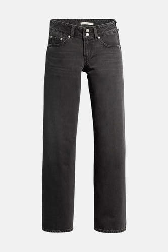 Jean délavé foncé large de LEVI'S YOUTH, avec fermeture à double bouton et poches avant.