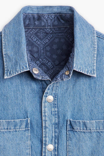 Chemise en jean - gris