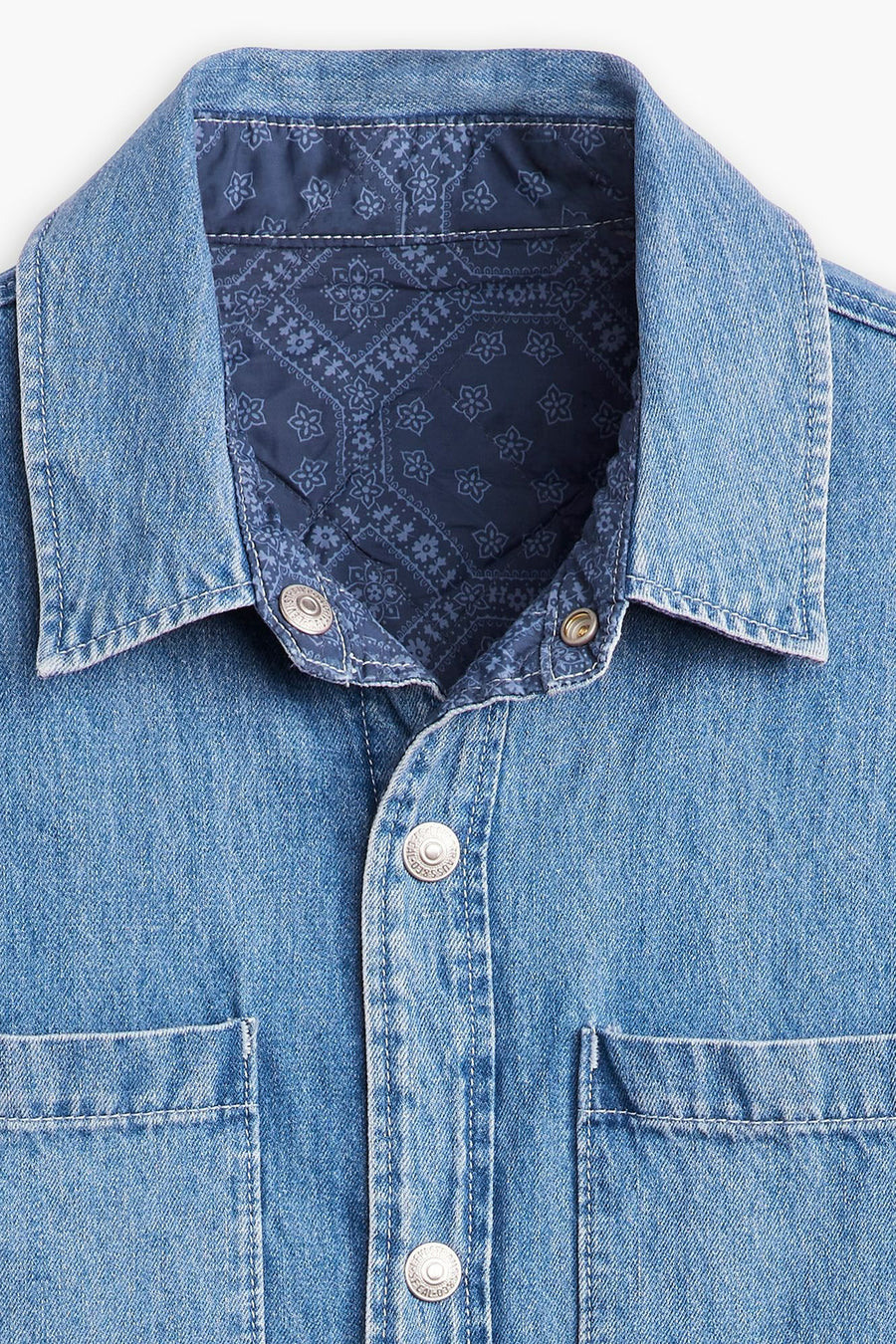 Chemise en jean - gris