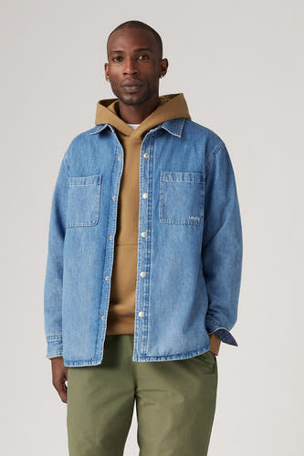 Chemise en jean - gris