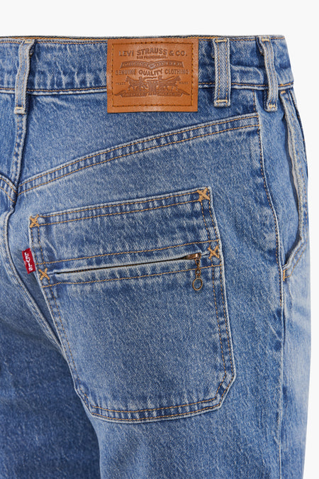 RIBCAGE BELLS VINTAGE - mid blue denim