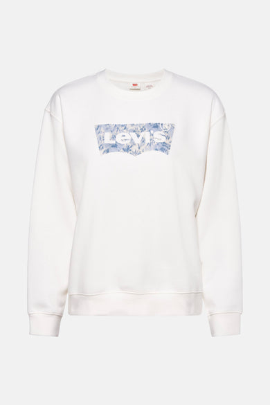 Witte Levi's sweater met logo.
