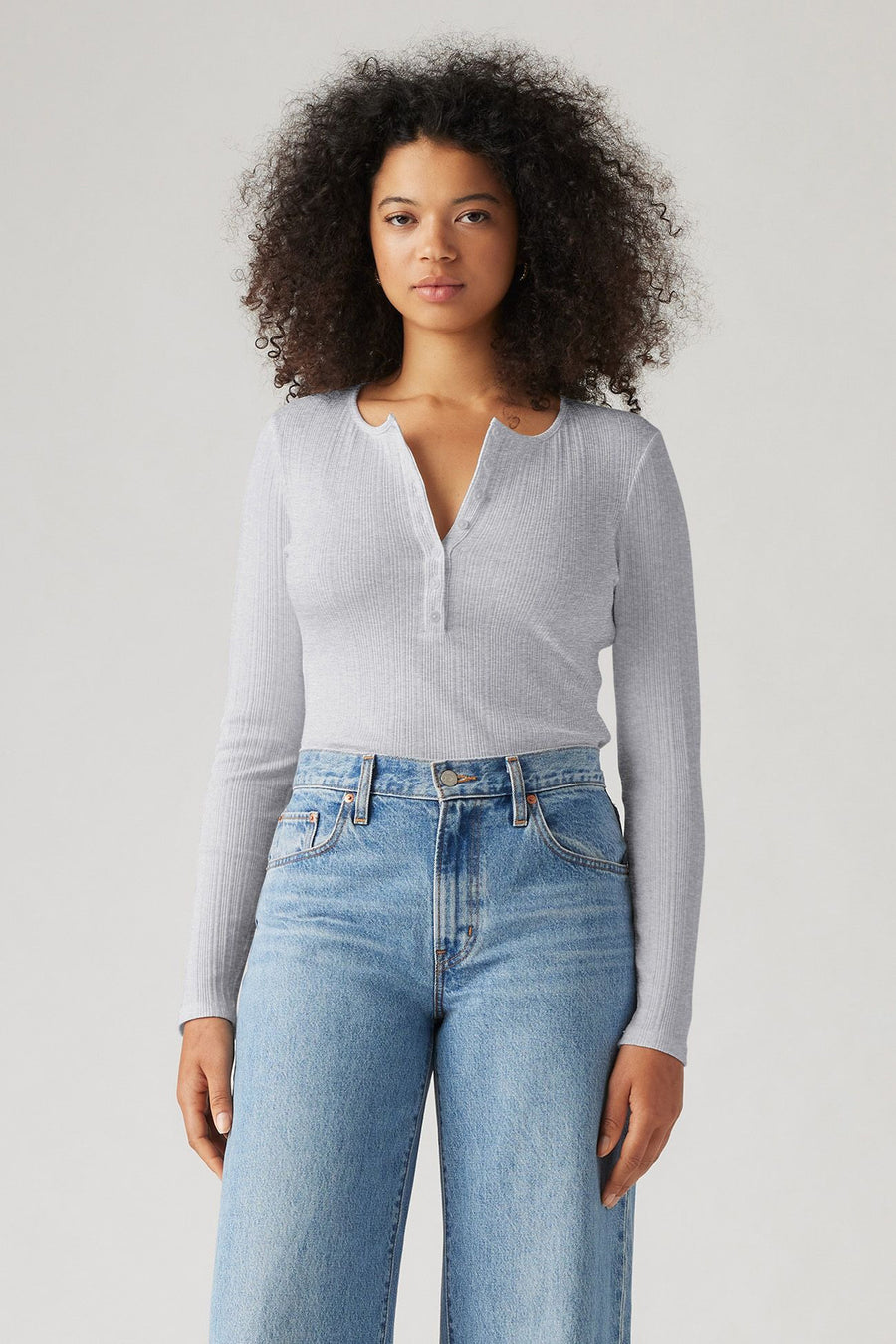 T-shirt à manches longues - gris - Levi's® - 1