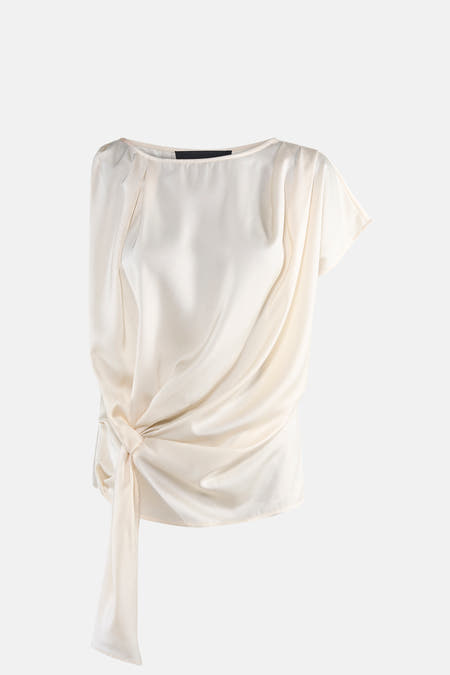 Blouse à manches courtes - écru