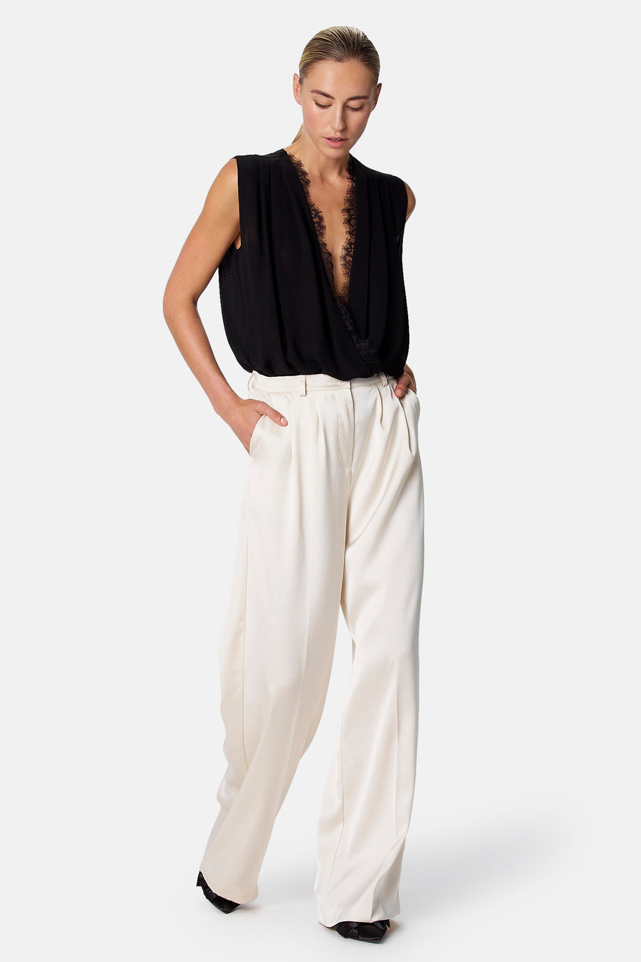 Blouse sans manches - noir