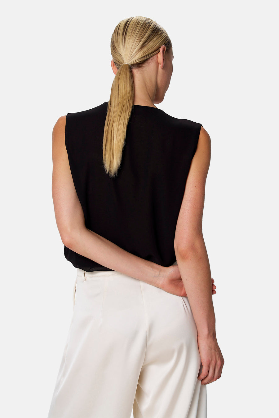 Blouse sans manches - noir