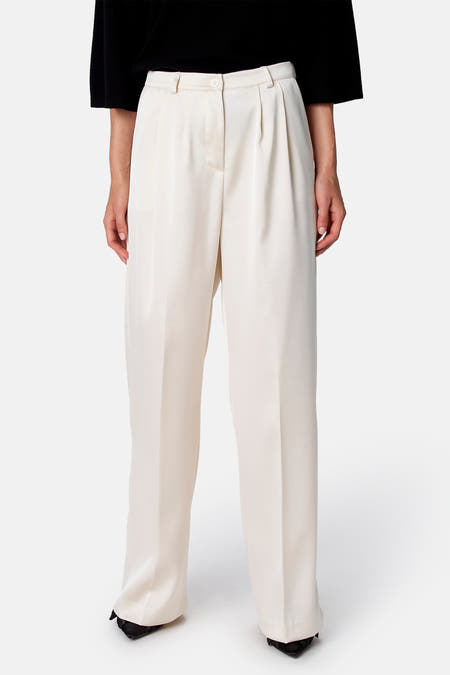 Pantalon de costume - écru