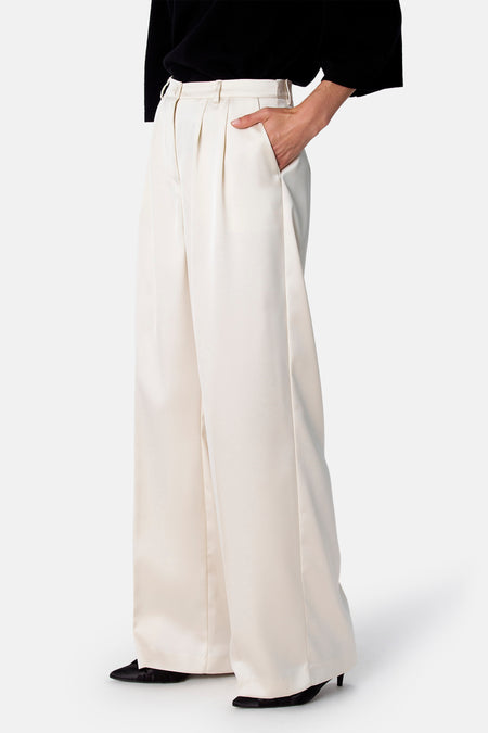 Pantalon de costume - écru