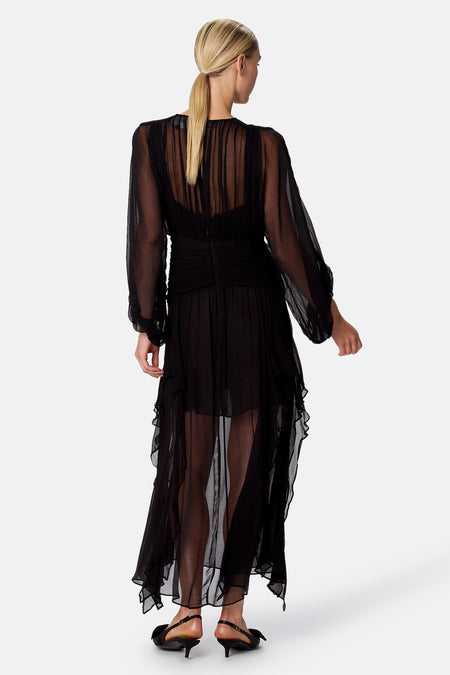 Robe à manches longues - noir