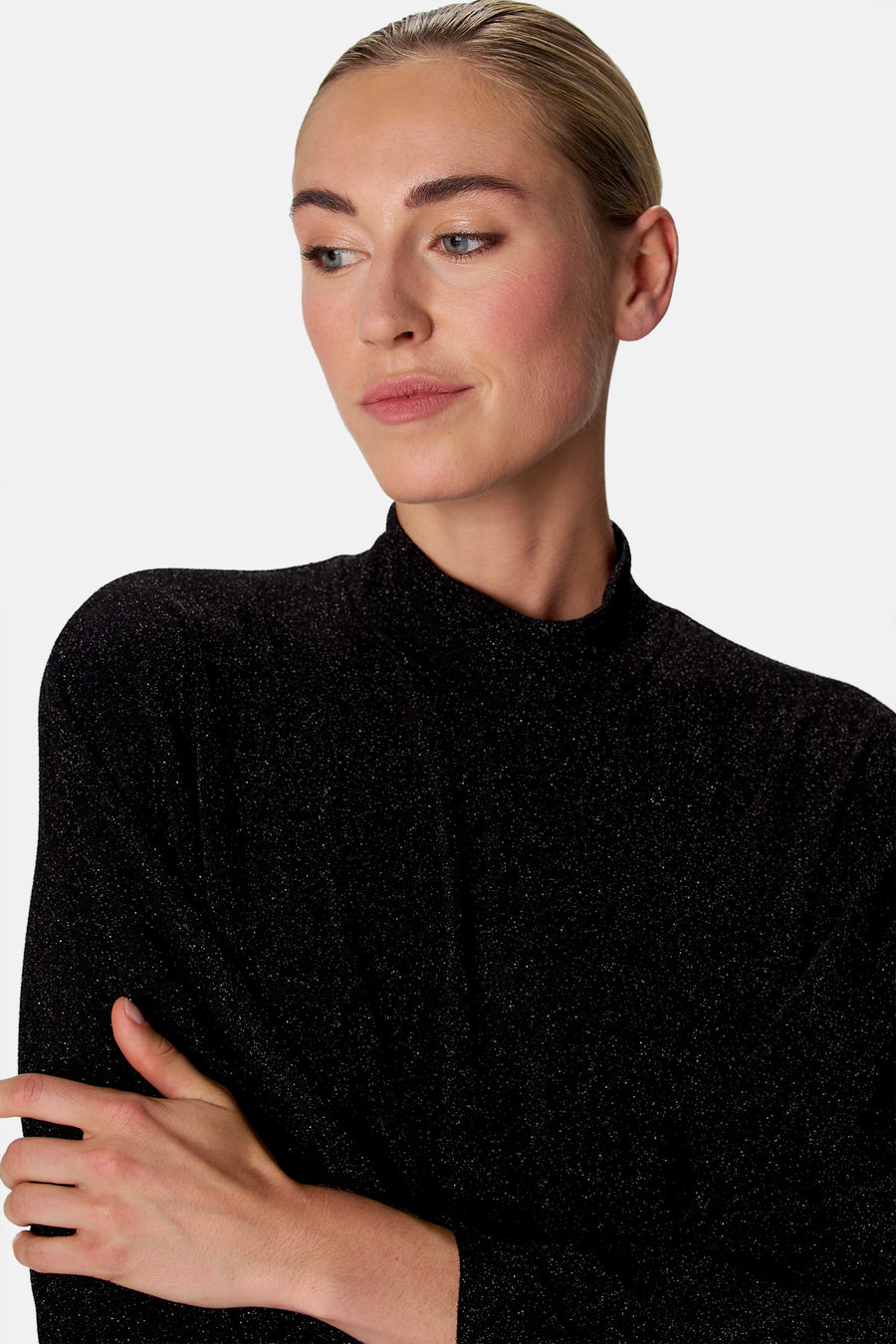 Robe à manches courtes - noir