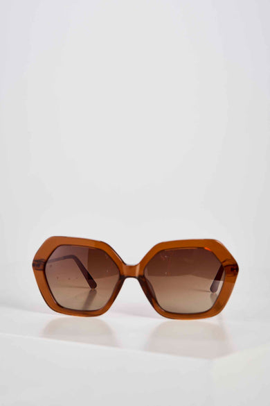 Lunettes de soleil - brun