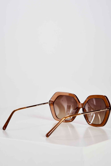 Lunettes de soleil - brun