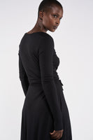 Robe 3/4 Noir - Astrid Black Label