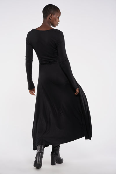 Robe 3/4 Noir - Astrid Black Label