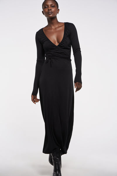 Robe 3/4 Noir - Astrid Black Label