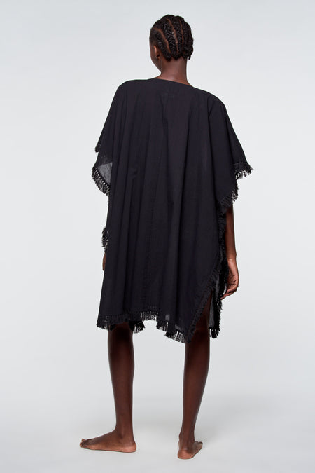 Robe &agrave; manches longues - noir