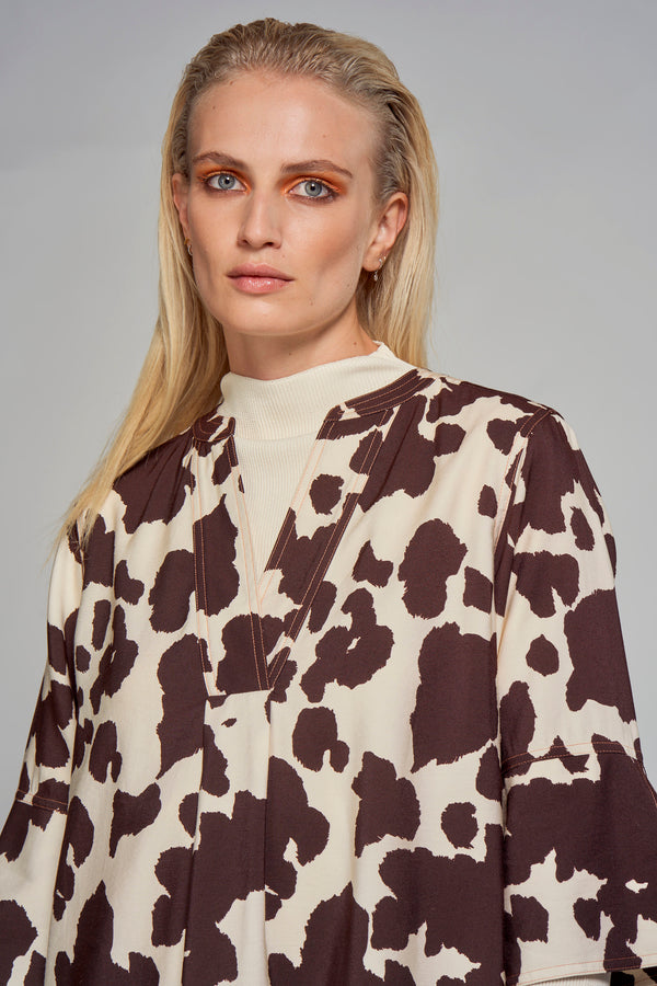 Robes manches courtes Brun - Astrid Black Label