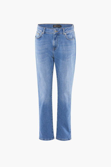 Jean &agrave; coupe droite - bleu