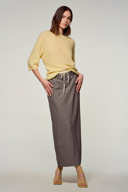Jupe longue Gris - Astrid Black Label