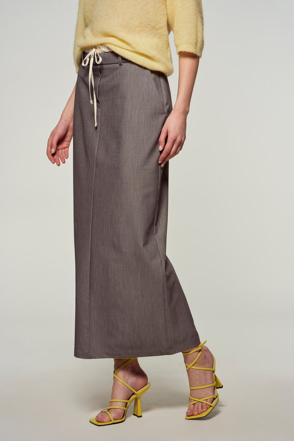 Jupe longue Gris - Astrid Black Label