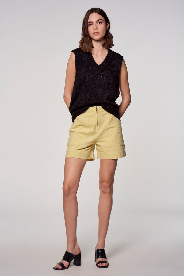 Short Jaune - Astrid Black Label