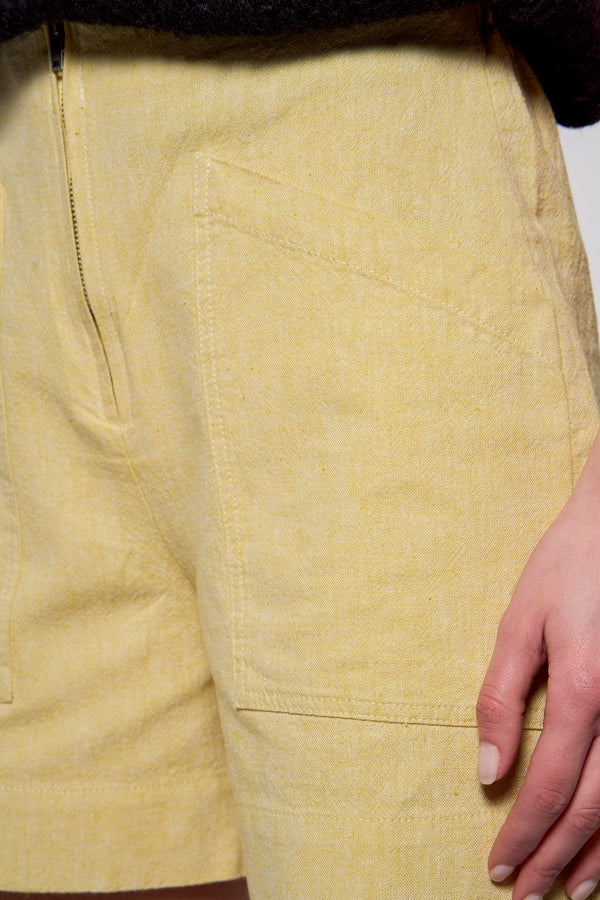 Short Jaune - Astrid Black Label