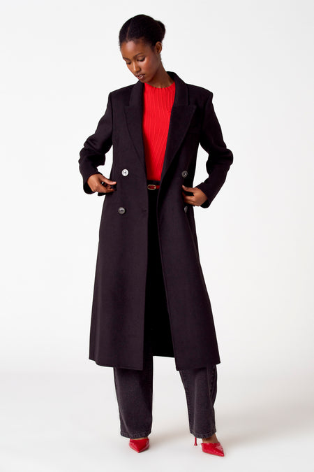 Veste longue Noir - Astrid Black Label