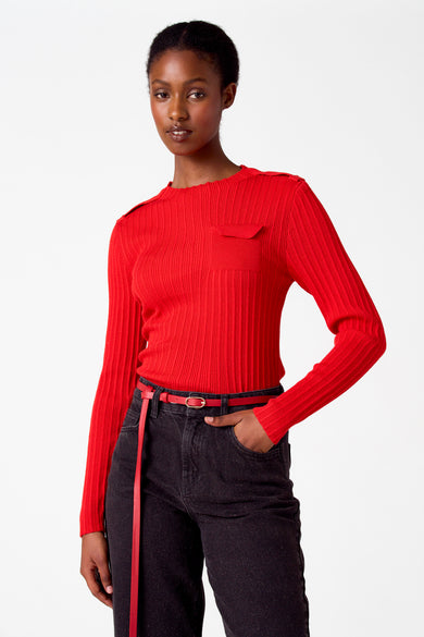 Pull col O Rose - Astrid Black Label