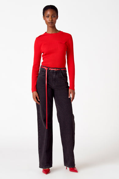 Pull col O Rose - Astrid Black Label