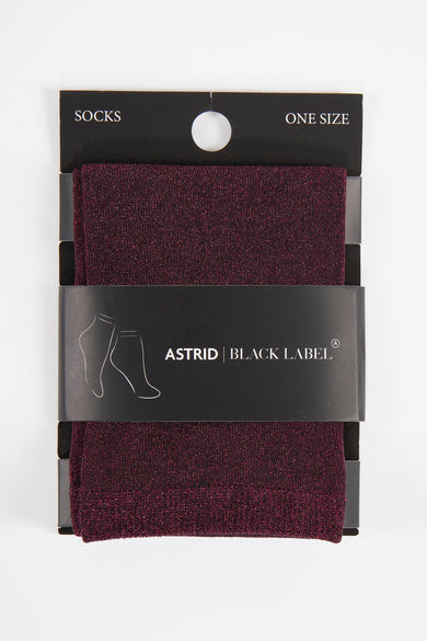 Chaussettes - bordeaux