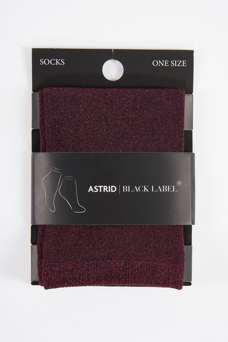 Chaussettes - bordeaux