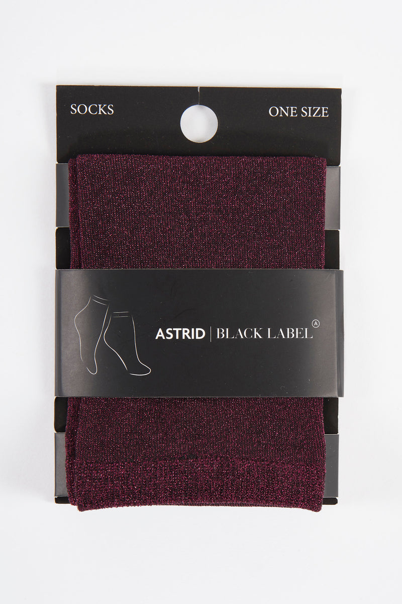 Chaussettes Bordeaux - Astrid Black Label