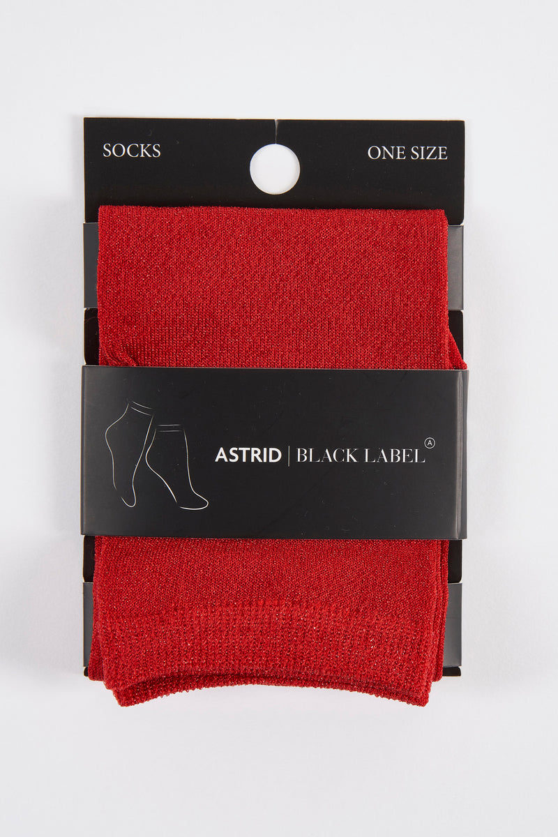 Chaussettes Rouge - Astrid Black Label