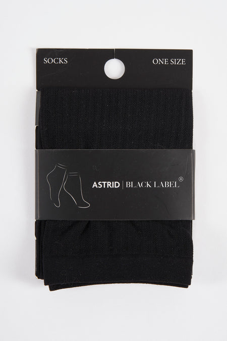 Chaussettes Noir - Astrid Black Label