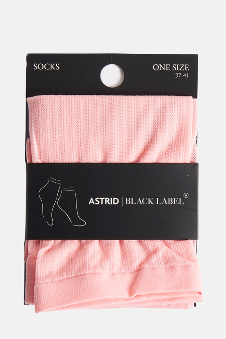 Chaussettes - rose