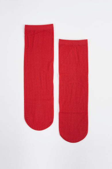 Chaussettes - rouge