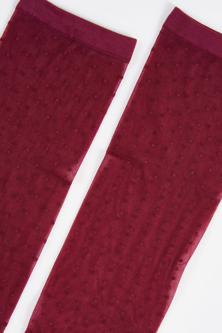 Chaussettes Bordeaux - Astrid Black Label
