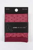 Chaussettes Bordeaux - Astrid Black Label