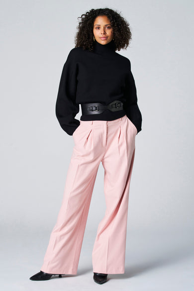 Pull à col roulé - noir