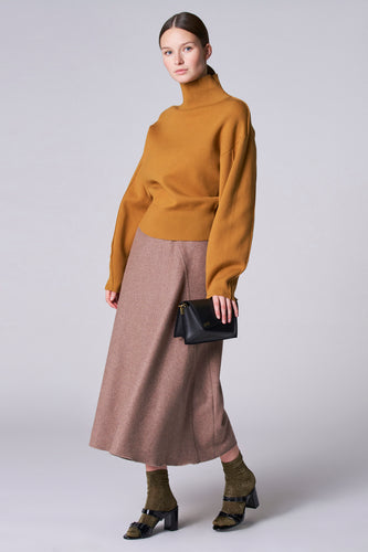 Pull à col roulé - vert - Astrid Black Label