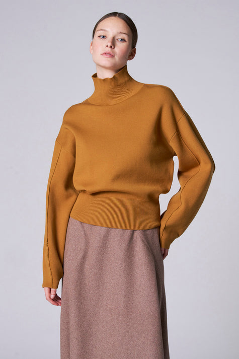 Pull col roulé Vert - Astrid Black Label