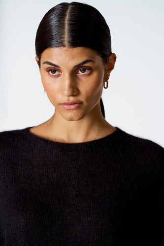 Pull à col rond - noir - Astrid Black Label