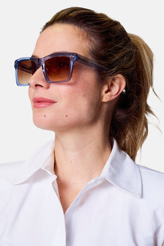 Lunettes de soleil - bleu