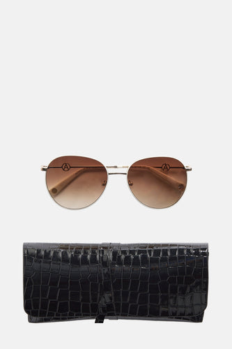 Lunettes de soleil - blanc - Astrid Black Label