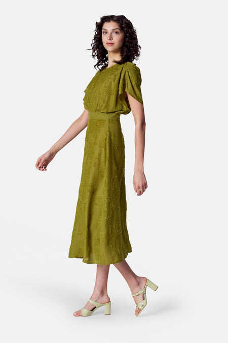 Robes manches courtes Vert - Astrid Black Label